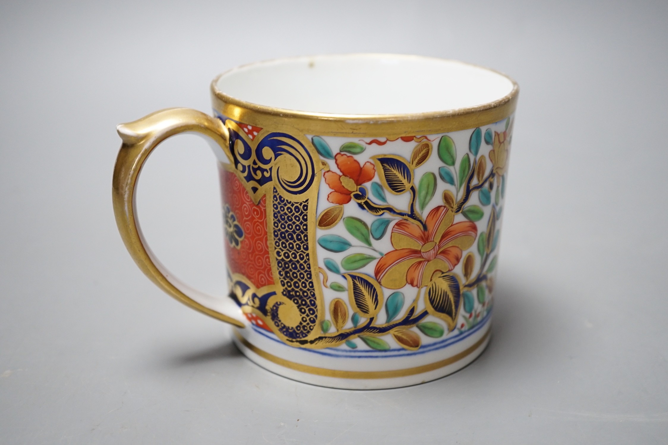 A Spode imari pattern porter mug pattern 1220, 9cm tall